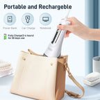 Cordless Water Flosser — Portable Oral Irrigator, 4 Nozzles & DIY Mode