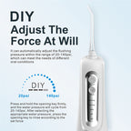 Cordless Water Flosser — Portable Oral Irrigator, 4 Nozzles & DIY Mode