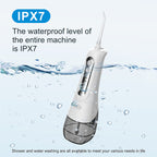 Cordless Water Flosser — Portable Oral Irrigator, 4 Nozzles & DIY Mode